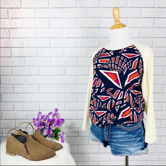 Lula Roe Baseball Tee Randy - Picture 4 of 4